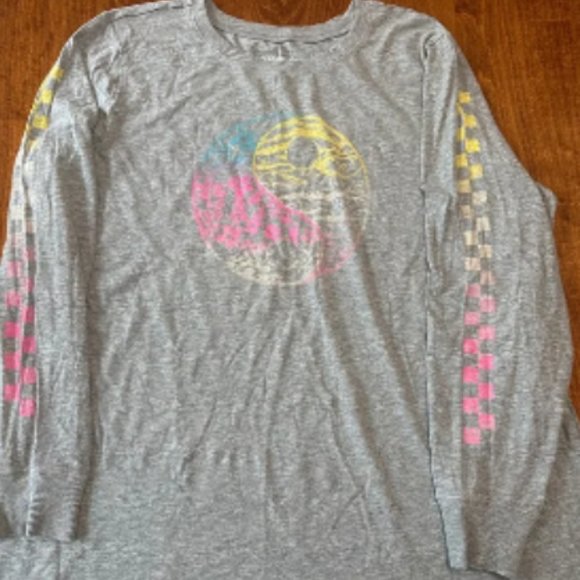 Yin Yang Classic Fit Super Soft Slub Crew Neck Long Sleeve Tee - Picture 3 of 3